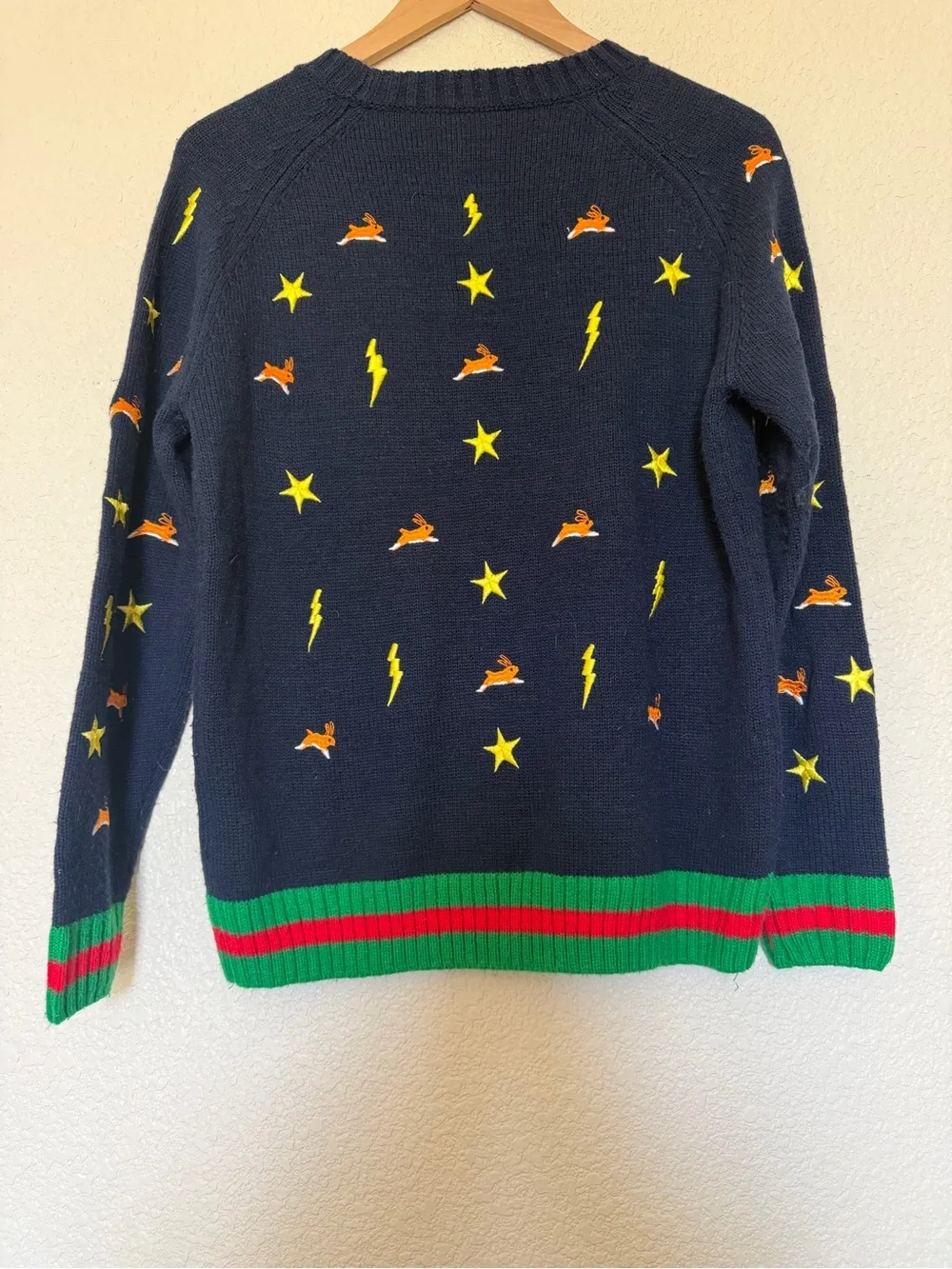 Gucci navy crewneck